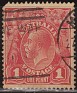 Australia - 1924 - Reyes - 1 Penny - Rojo - Reyes, George V - Scott 21 - Rey George V - 0